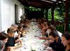 Wykwintny lunch w ogrodach „Arkadii”.
